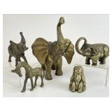 Vintage Brass Animals