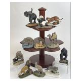 Franklin Mint Wildlife Preservation Sculptures