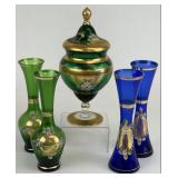 Vintage Nasco Painted Vases & More