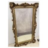 5 FT Ornate Gilt Framed Wall Mirror