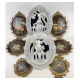 3D Relief Chalkware Plaques & Framed Prints