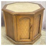 Mid Century Modern Octagonal End Table