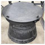 Thai Rain Drum Style Side Table
