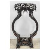 Antique Carved Wood Gong Stand