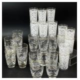 Anchor Hocking & Libbey Gilt Accent Glassware