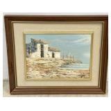 Framed Original Oil on Board - Signed