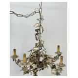 Vintage Italian Tole Chandelier