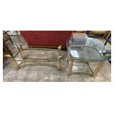 Hollywood Regency Elephant Tusk Style Tables
