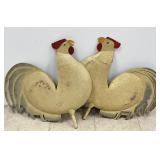 Metal Rooster Weathervane Toppers