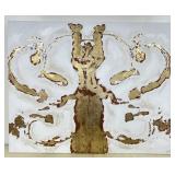5 FT Oil Abstract Expressionist on Canvas - Signed