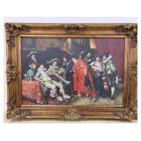 Oil Reproduction on Canvas - Signed