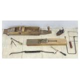 Antique Tools - Shaving Horse, Rug Tufting & More