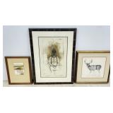 Framed Prints & Signed Original Watercolor on