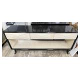 Mid Century Modern Lacquered Console Table