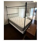 Dorel Home Furnishings Queen Size Metal Canopy Bed