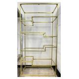 Mid Century Style Asymmetrical Metal Etagere