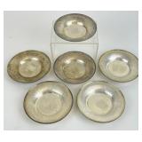 900 Silver Engraved Small Trays