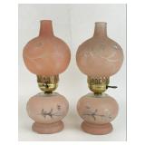 Vintage "Gone w/ the Wind" Parlor Lamps