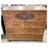 3.5 FT Antique English Oak Slant Front Desk