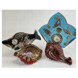 Mid Century Nautical Ashtrays & Resin Paperweights