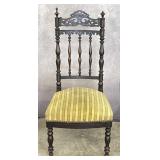 Antique Victorian Style Parlor Chair
