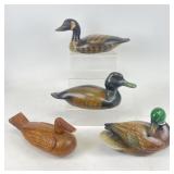 Carved Wooden Ducks & More