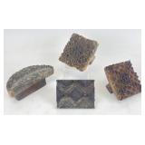 Hand Carved Textile Printing Blocks