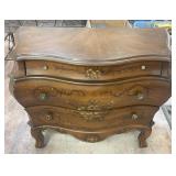 Powell Furniture Floral 3 Drawer Hall Chest