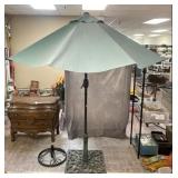 Patio Umbrella & Cast Iron Umbrella Bases