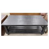 Rustic Slatted Coffee Table