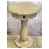 Amish Outlet Store Pedestal Base Side Table