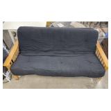 Wood & Metal Framed Futon