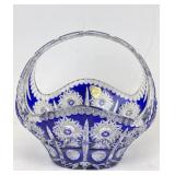 Joska Bohemian Cobalt Blue Cut to Clear