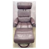Ekornes Stressless Admiral Recliner & Ottoman