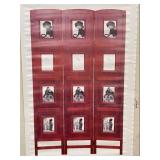 3 Panel Wooden Photo Screen