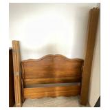 French Provincial Full Size Wooden Bed Frame