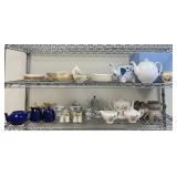 Selection of Teapots, Creamer, Sugar & More