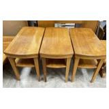 Mid Century Solid Maple End Table