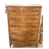 French Provincial Tallboy Chest of Drawers