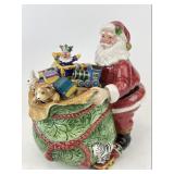 Fitz and Floyd Old Fashioned Christmas Cookie Jar
