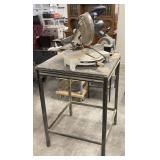 Delta Shopmaster Miter Saw on Wood Table