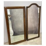 Wood Framed Hanging Wall Mirrors