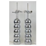 Vintage Chrome Table Lamps