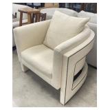 Barrel Arm Chair w/ Nail Head Trim