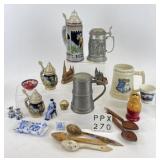 Vintage German Beer Steins, Nesting Dolls & More
