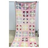 Vintage Hand Made Patchwork Quilt