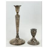 Weighted Sterling Silver Candle Sticks