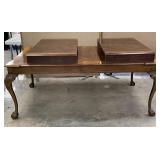 Henredon Chippendale Style Dining Table w/ Leaves