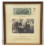 Framed Official First Day Commemoratives