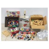 Antique Wooden Building Blocks, Legos & More
